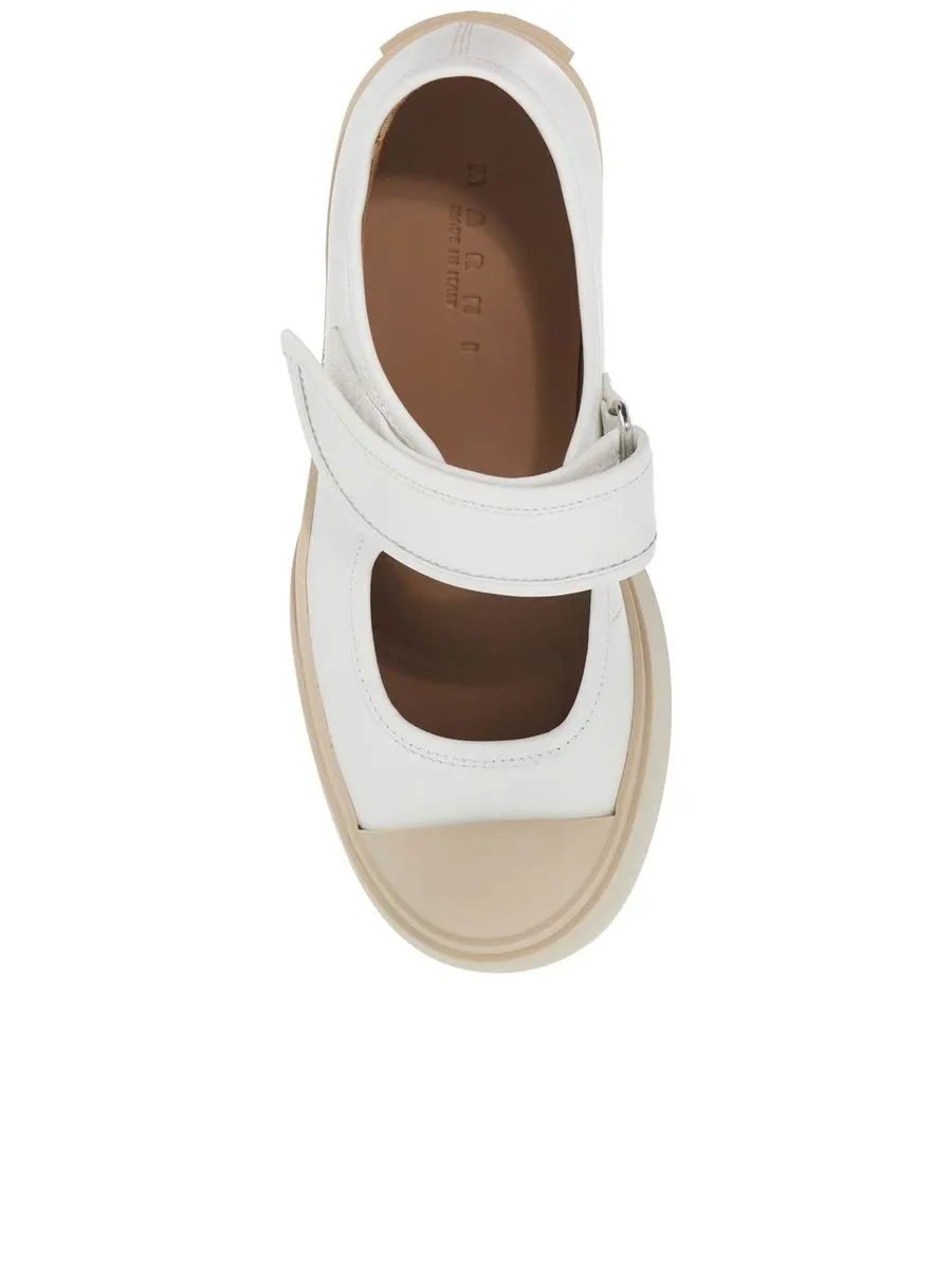 Pablo Mary Jane Nappa Leather Sneakers