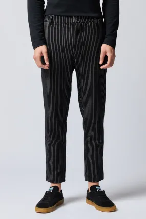 Pants Liam Black Pinstriped