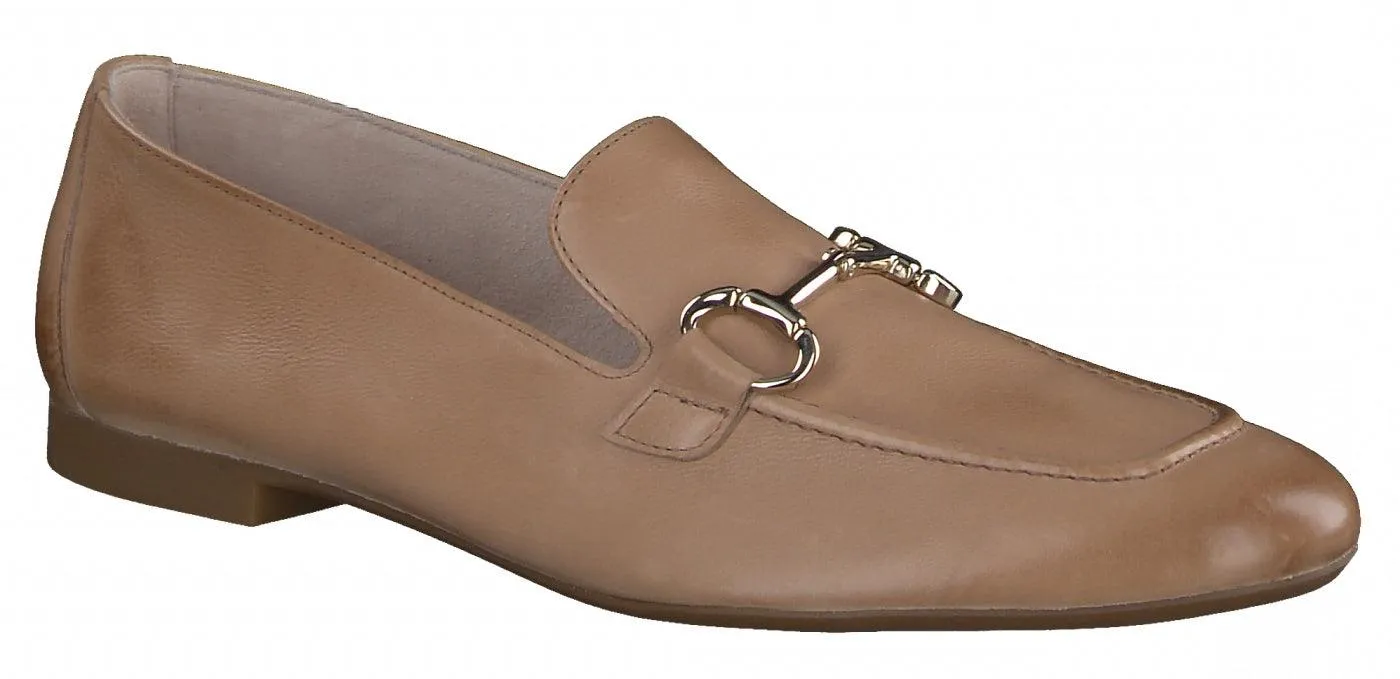 PAUL GREEN 2596 Camel  Leather Loafer