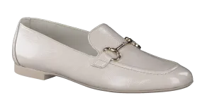 PAUL GREEN Cream Patent Leather Loafer 2596