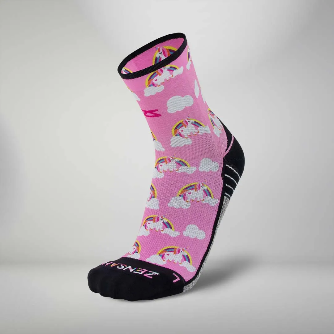 Rainbow Unicorns Socks (Mini-Crew)