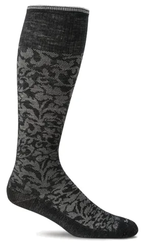 SockWell Women's Damask | Moderate Graduated Compression Socks