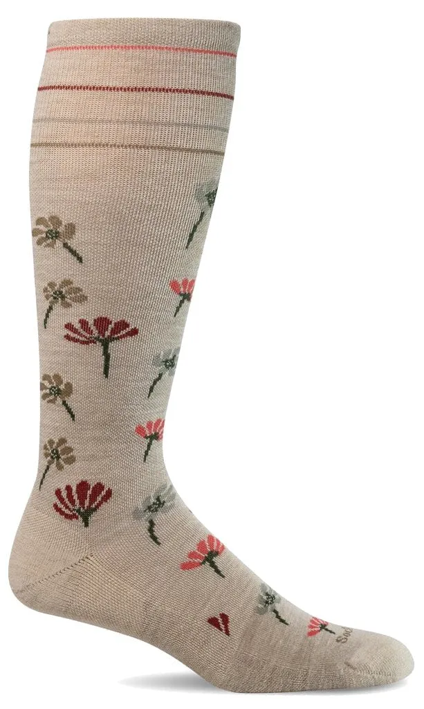 SockWell Women's Field Flower | Moderate Graduated Compression Socks