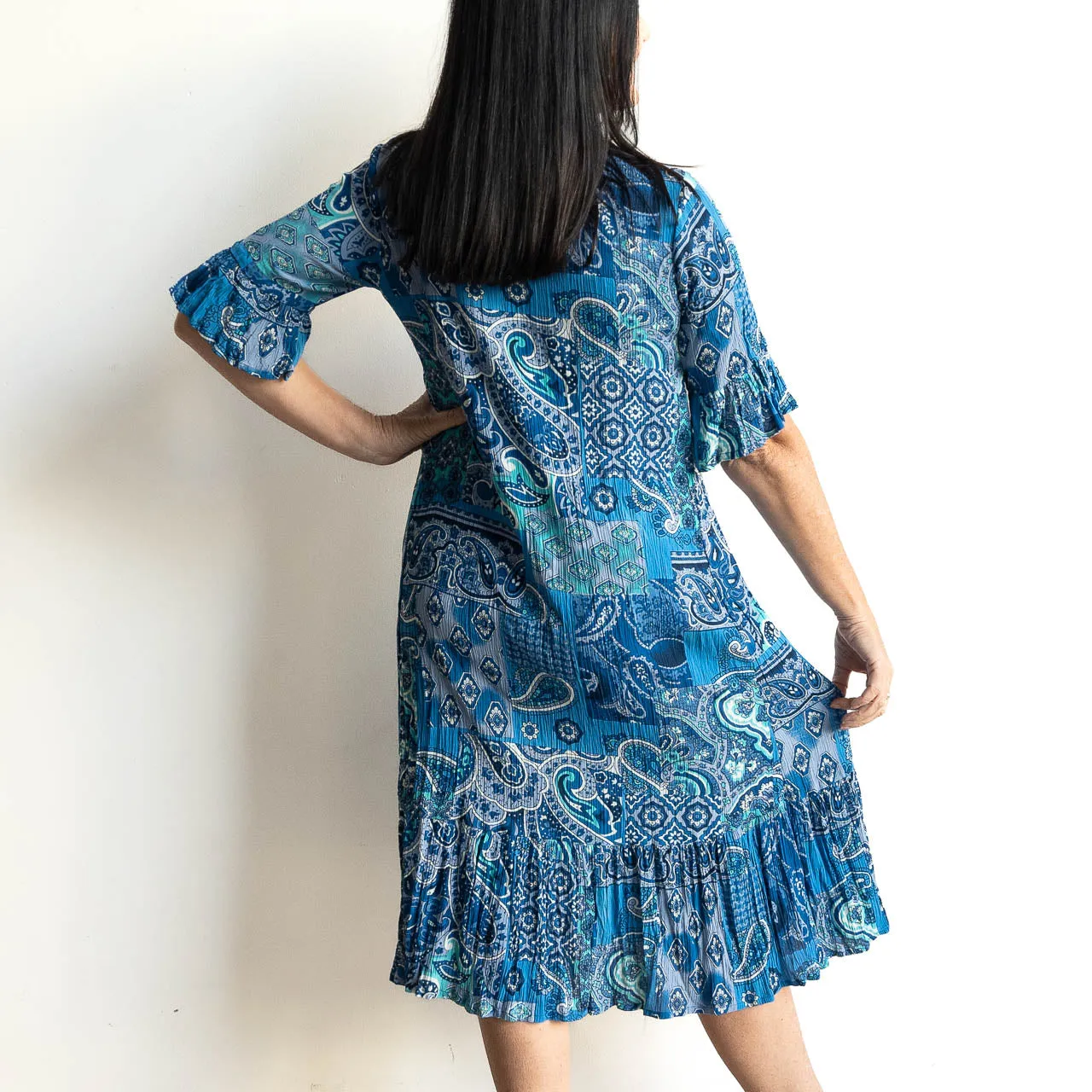 Somewhere Better Later Dress - Paisley Fusion