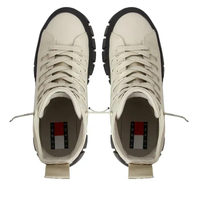 Tommy Hilfiger Jeans TJW Vulc Plt Nylon Mc Sneakers Women EN0EN02241-BEG