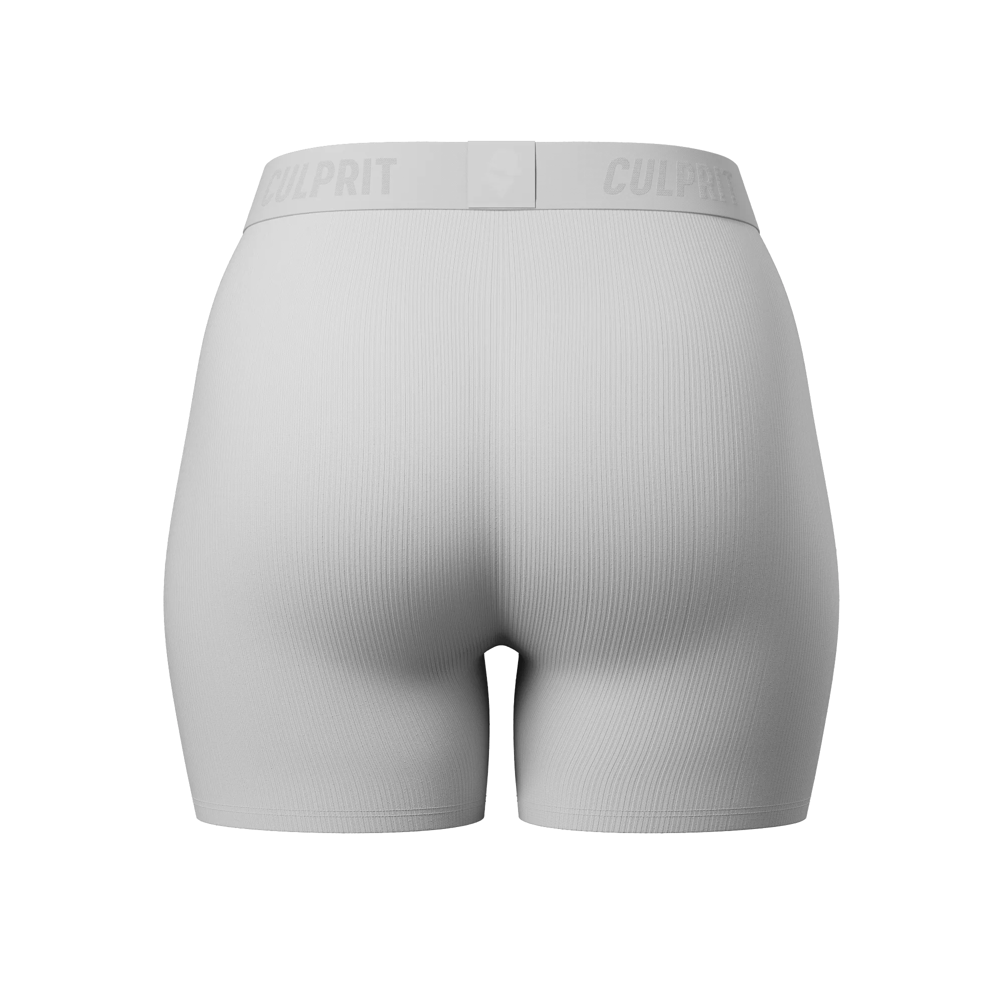 White Hot Ribbed LadyBoxers